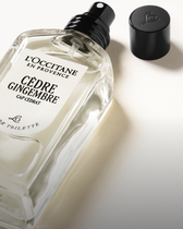 Eau de toilette C&egrave;dre Gingembre