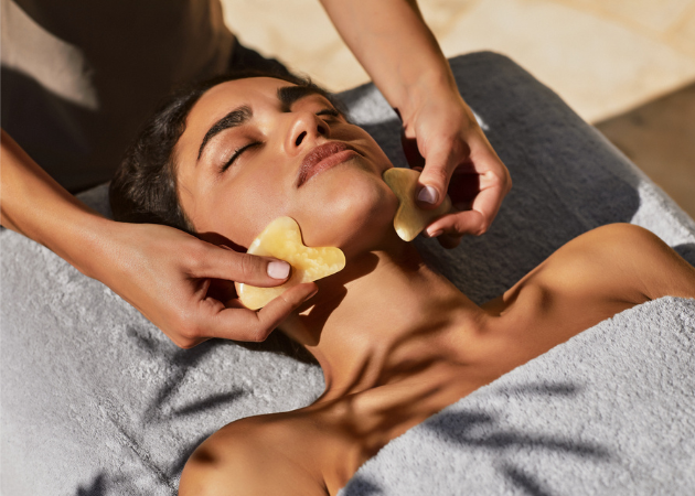 femme dans un SPA