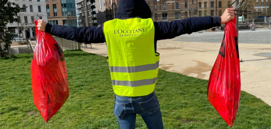 Het L'OCCITANE Benelux Team vermindert afval! 