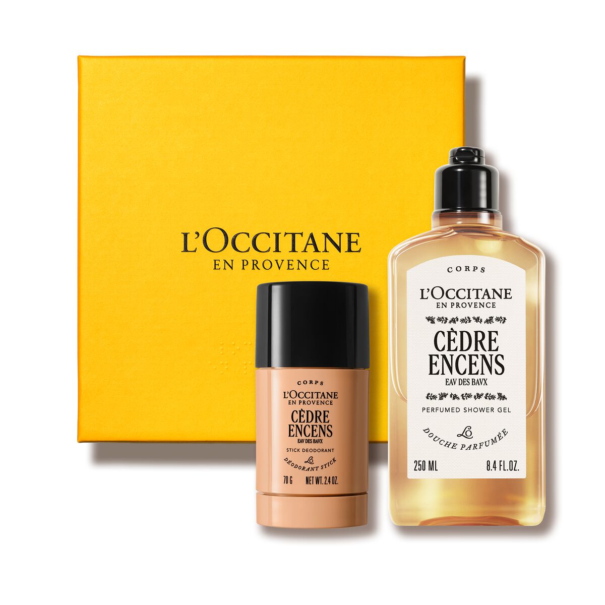 Cèdre Encens Duo Deodorant & Douche gel - L'occitane en Provence