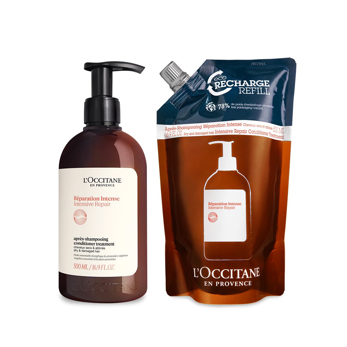Duo Intens Herstellende Conditioner 500ml en Refill - 1000 - L'Occitane en Provence