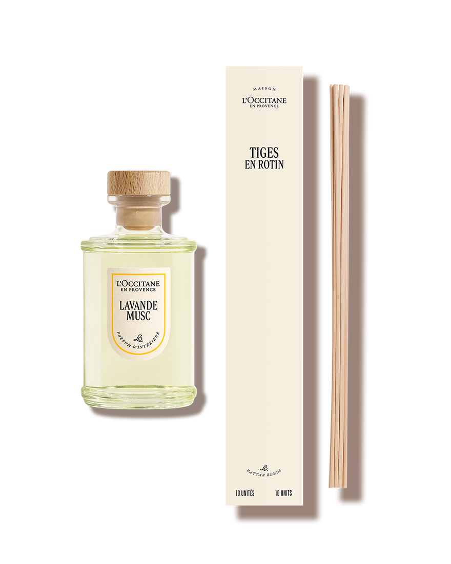 Diffuseur de parfum d'int&eacute;rieur Lavande Musc | L&rsquo;Occitane en Provence