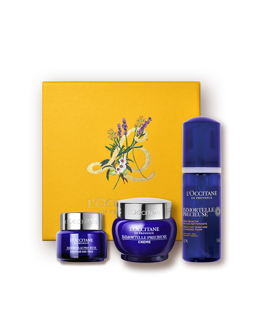 Affichage de l&rsquo;image 1/1 du produit Coffret Visage Immortelle Pr&eacute;cieuse, , RECT