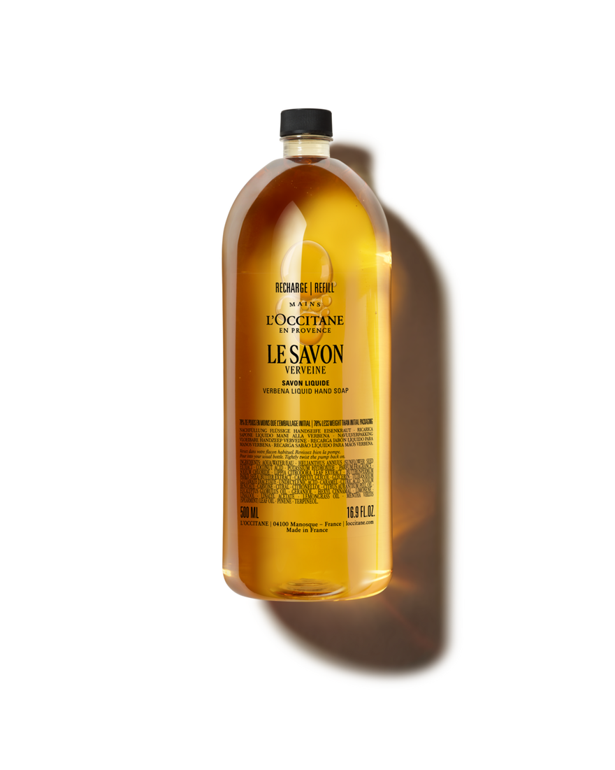 Recharge Savon liquide Mains Verveine 500 ml | L&rsquo;Occitane en Provence