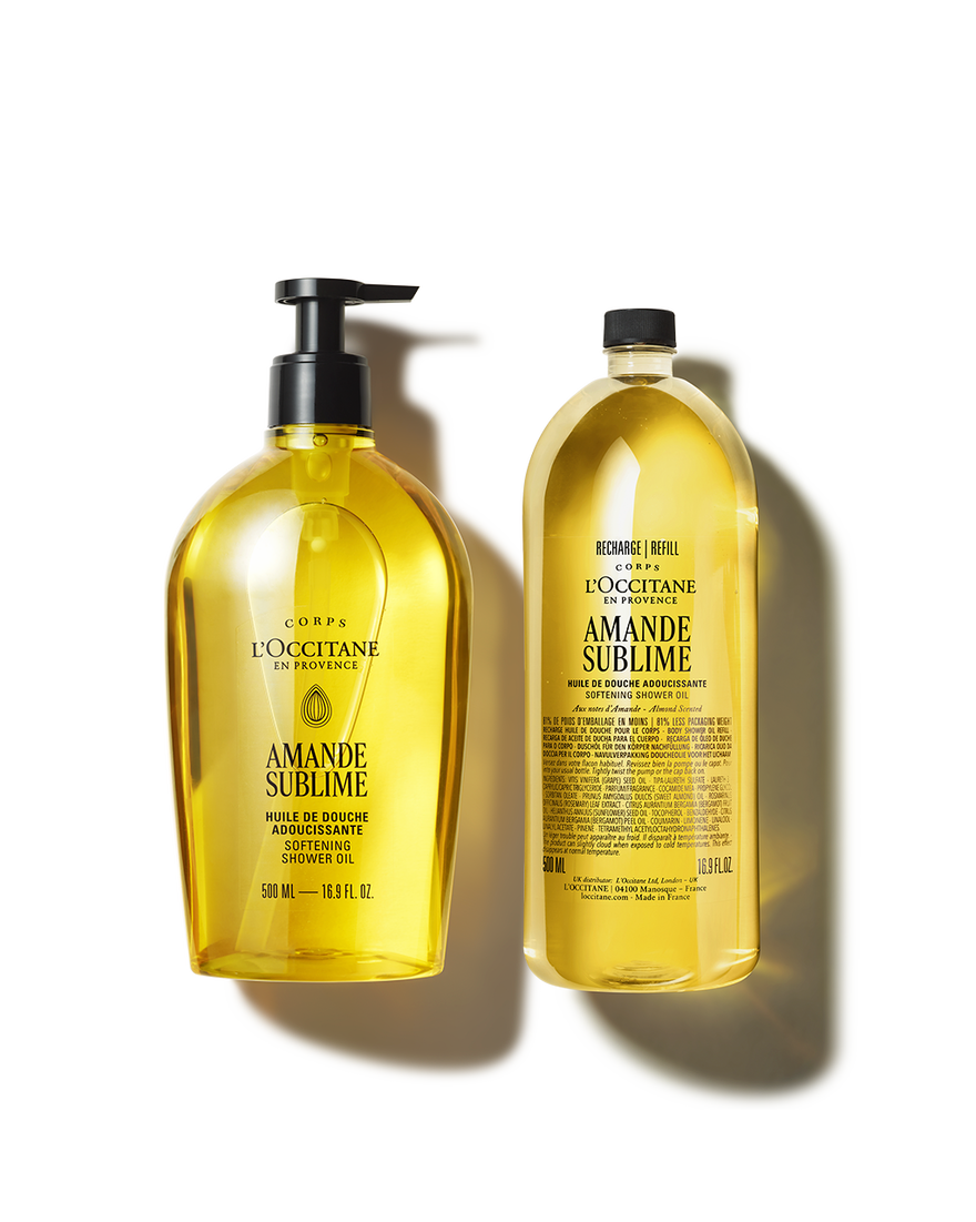Duo Almond Doucheolie 500ml en Refill | L&rsquo;Occitane en Provence