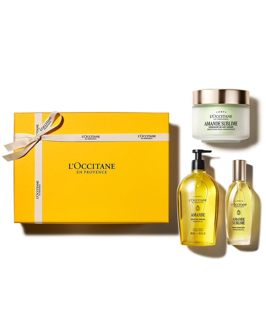 Affichage de l&rsquo;image 1/4 du produit Coffret cadeau Corps Routine Premium Amande, , RECT