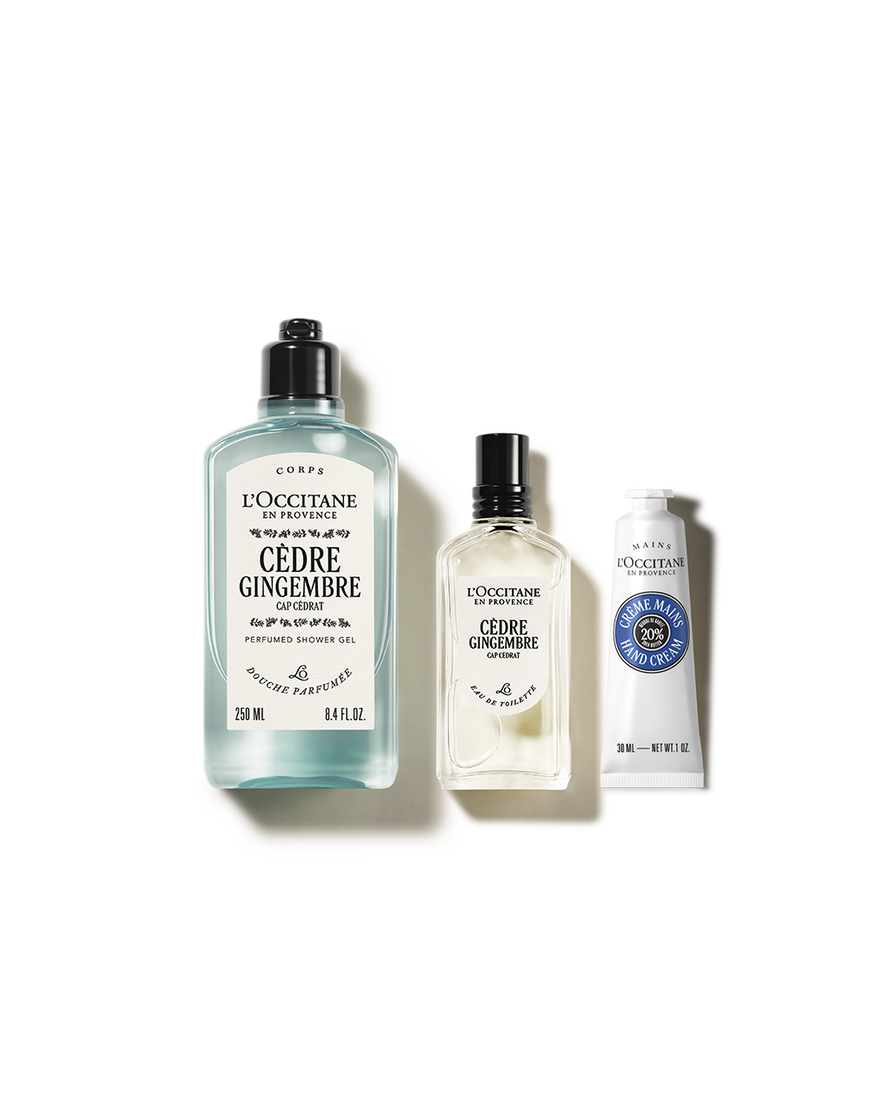 Affichage de l&rsquo;image 2/4 du produit Coffret cadeau Parfum C&egrave;dre Gingembre, , RECT