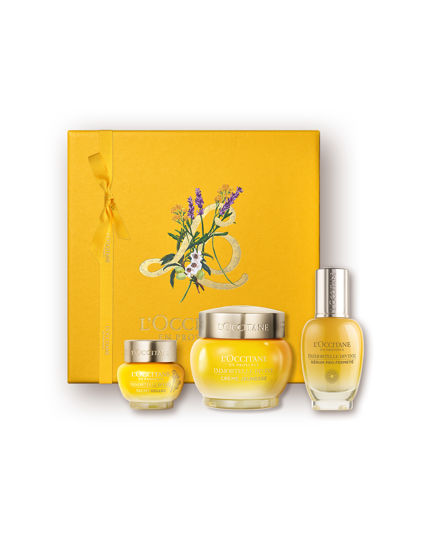 Affichage de l&rsquo;image 1/2 du produit Coffret Cadeau Visage Immortelle Divine, , RECT