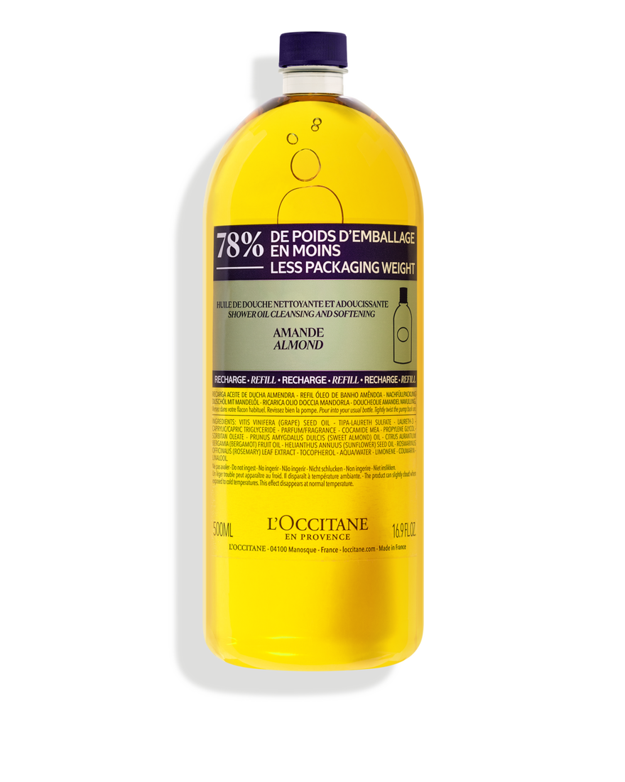 Recharge Huile de Douche Amande 500 ml | L&rsquo;Occitane en Provence