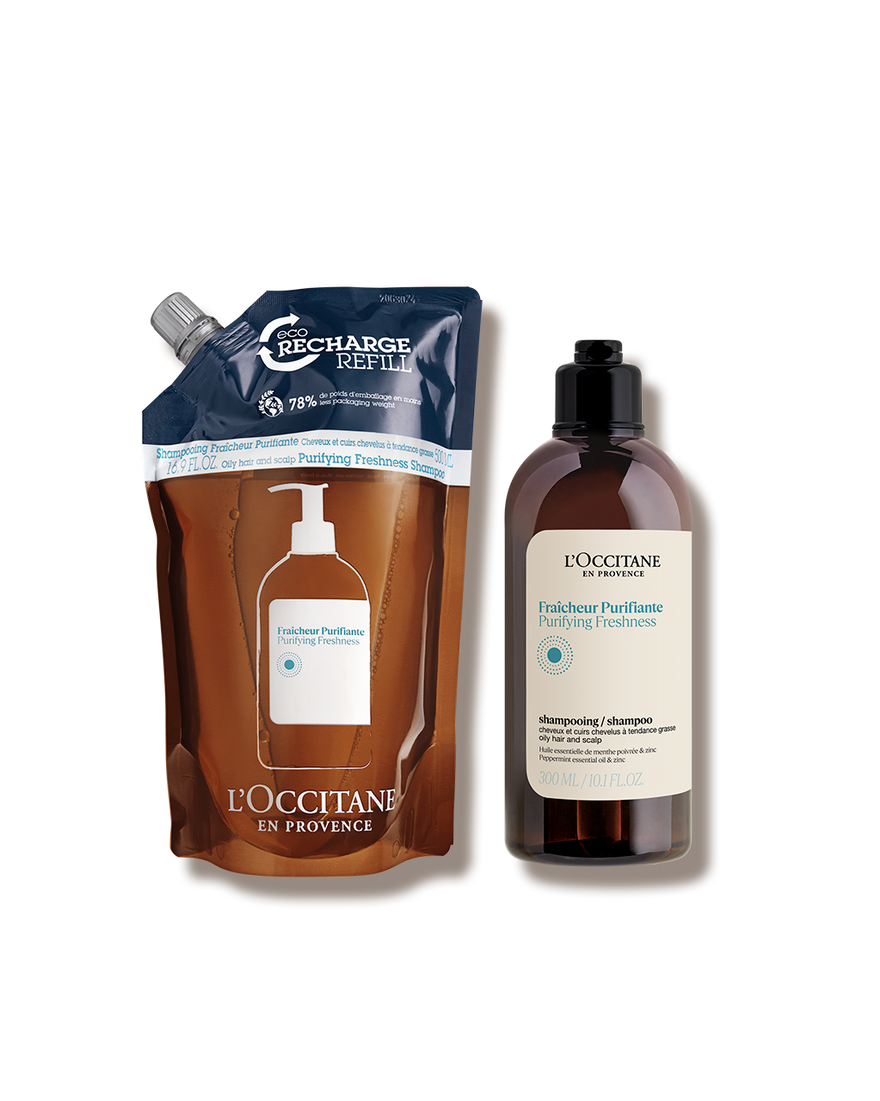 Weergave afbeelding 1/1 van product Duo Pure Frisheid Shampoo 300ml en Refill, , RECT