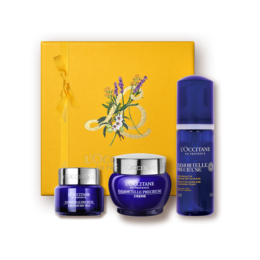 Affichage de l&rsquo;image 1/1 du produit Coffret Visage Immortelle Pr&eacute;cieuse, , RECT