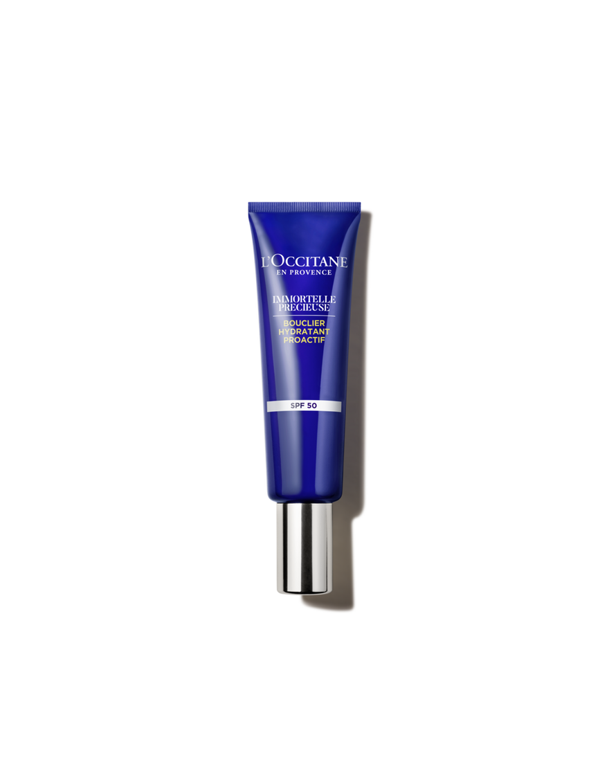 Bouclier hydratant proactif SPF 50 Immortelle Pr&eacute;cieuse 30 ml | L&rsquo;Occitane en Provence