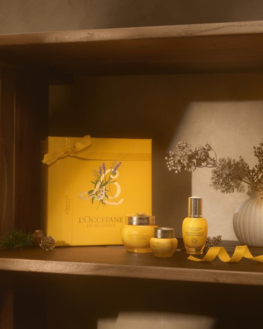 Affichage de l&rsquo;image 2/2 du produit Coffret Cadeau Visage Immortelle Divine, , RECT