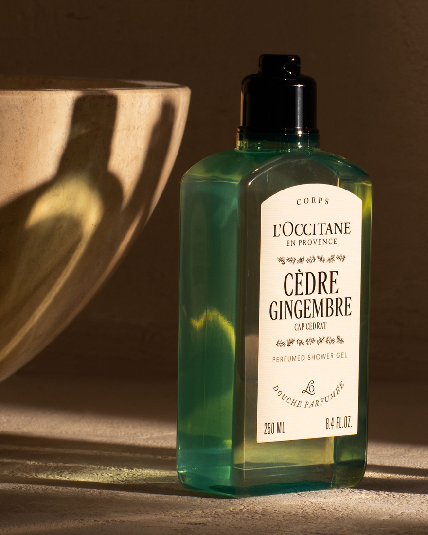 Gel Douche Homme 250ml - Cèdre Gingembre - Soin Homme | L'Occitane