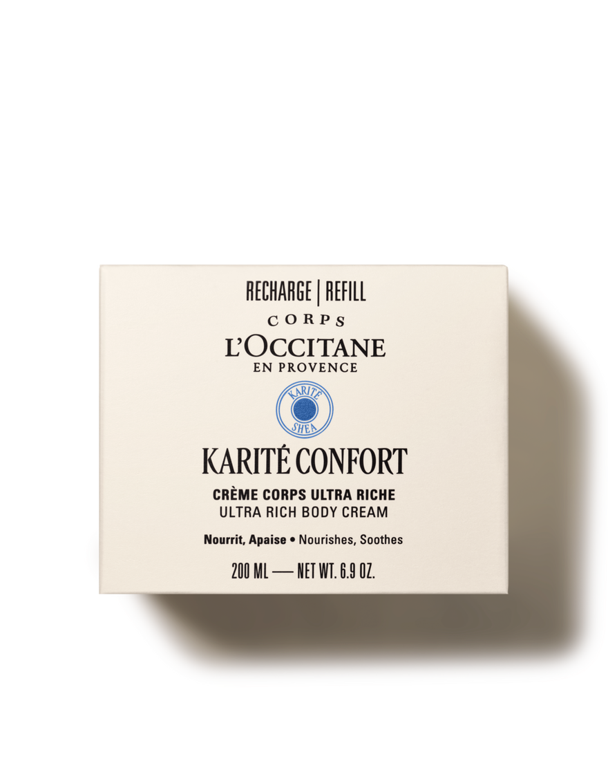 Affichage de l&rsquo;image 2/10 du produit Recharge Cr&egrave;me Corps Ultra Riche Karit&eacute;, , RECT