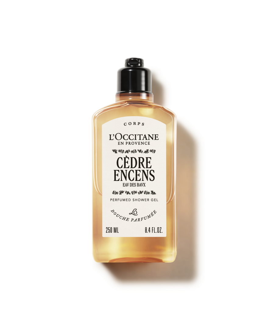Gel Douche parfum&eacute; C&egrave;dre Encens (Eau des Baux) 250 ml | L&rsquo;Occitane en Provence