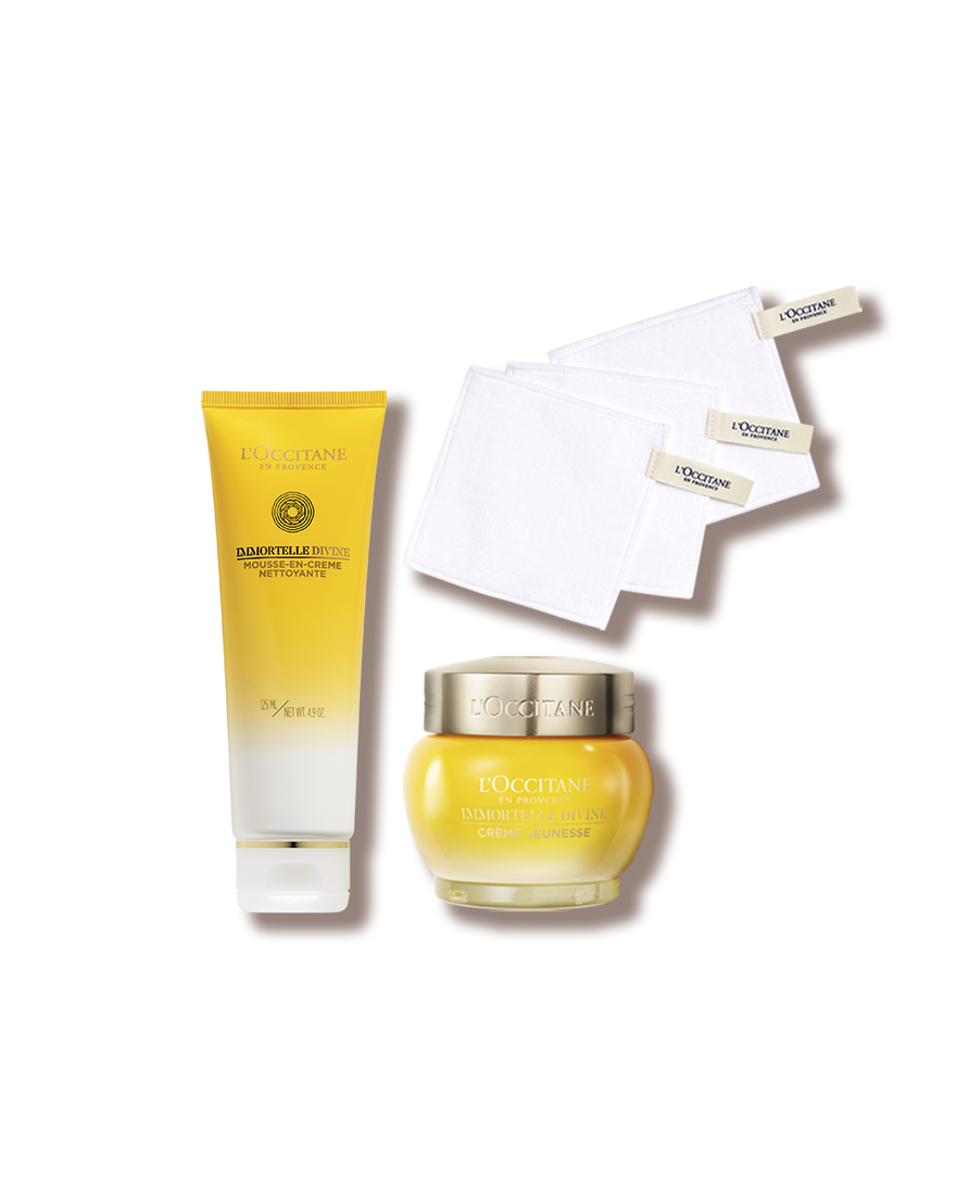 Affichage de l&rsquo;image 2/4 du produit Coffret Visage Immortelle Divine, , RECT