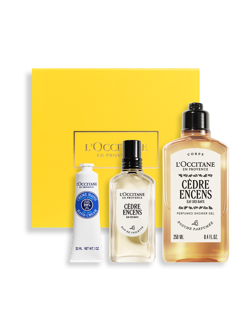 Affichage de l&rsquo;image 1/3 du produit Coffret cadeau Parfum C&egrave;dre Encens, , RECT