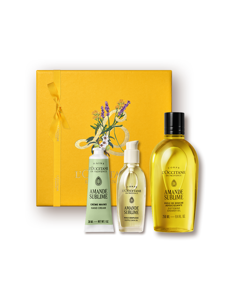 Affichage de l&rsquo;image 1/1 du produit Coffret Cadeau Corps Routine Amande, , RECT