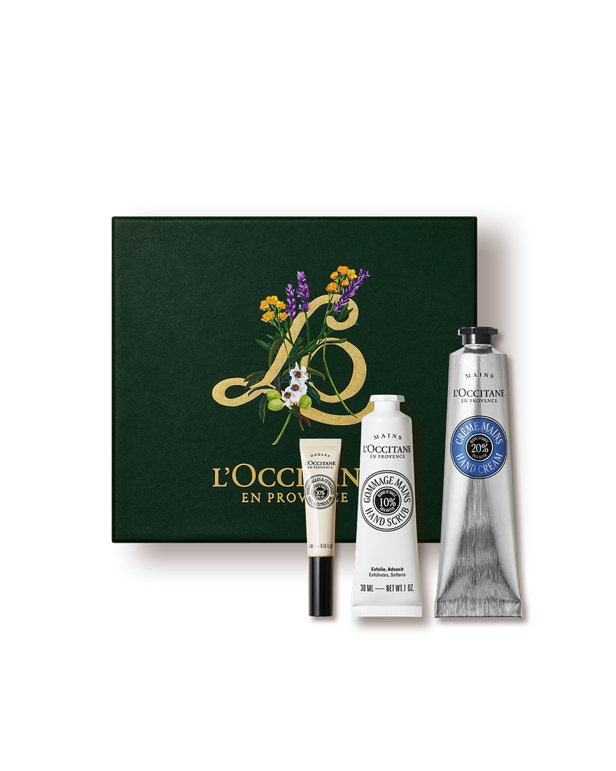Affichage de l&rsquo;image 1/1 du produit Coffret Cadeau Routine Mains Karit&eacute;, , RECT
