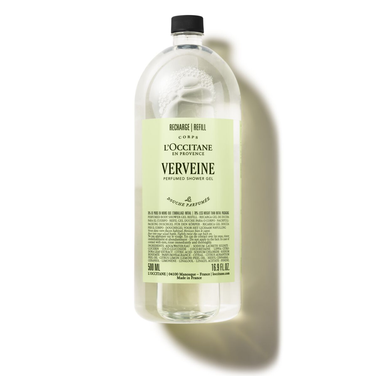 Verveine Douche Gel Refill - 500 - L'Occitane En Provence