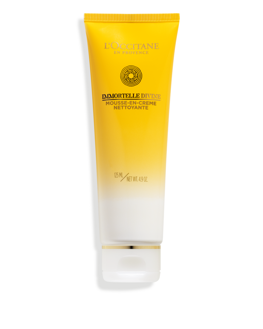 Mousse-en-cr&egrave;me nettoyante Immortelle Divine 125 ml | L&rsquo;Occitane en Provence