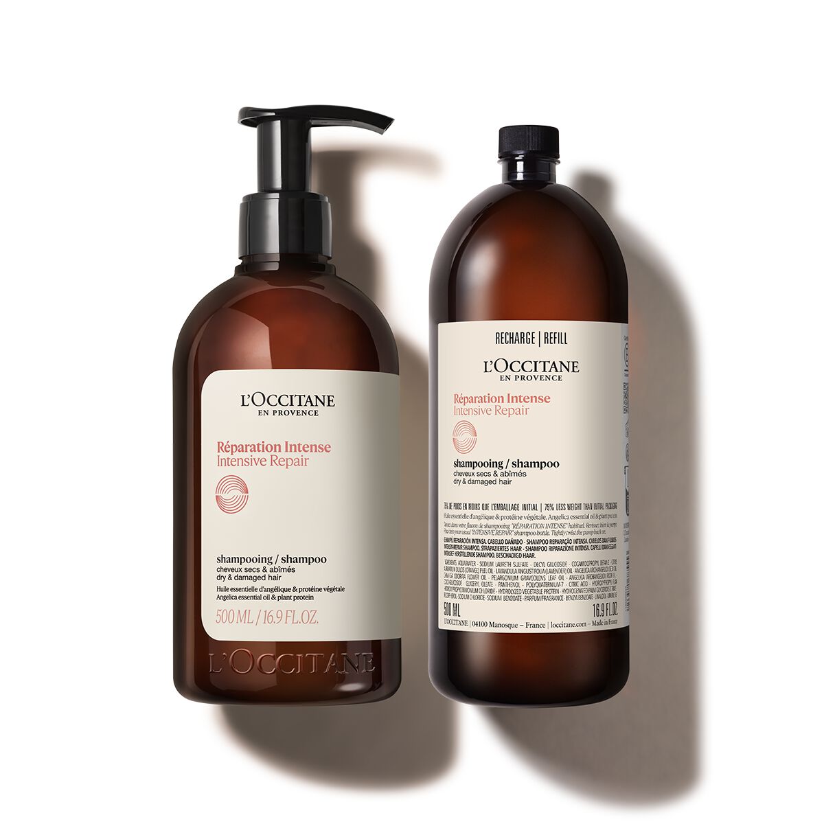 Duo Intens Herstellende Shampoo en Refill - L'occitane en Provence