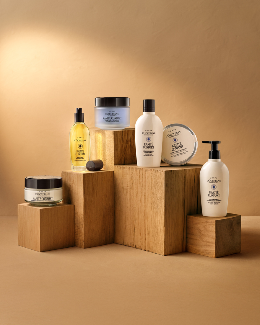 Affichage de l&rsquo;image 4/4 du produit Cr&egrave;me de Douche Hydratante Karit&eacute;, , RECT