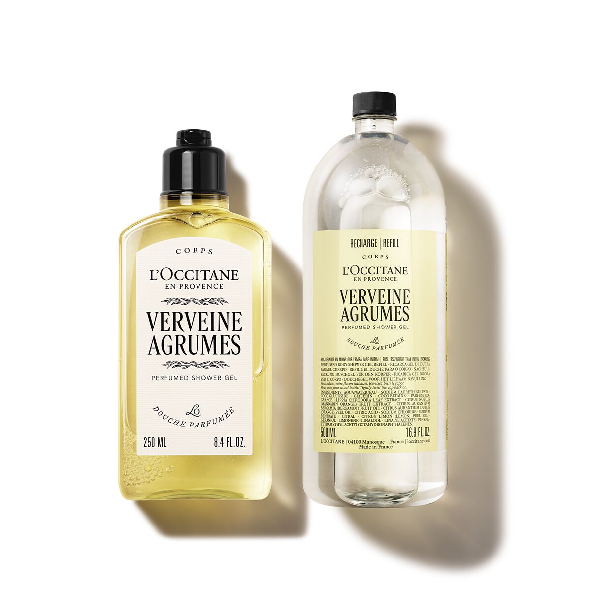 Duo Verveine Agrumes Douche gel en Refill - 750 - L'Occitane en Provence