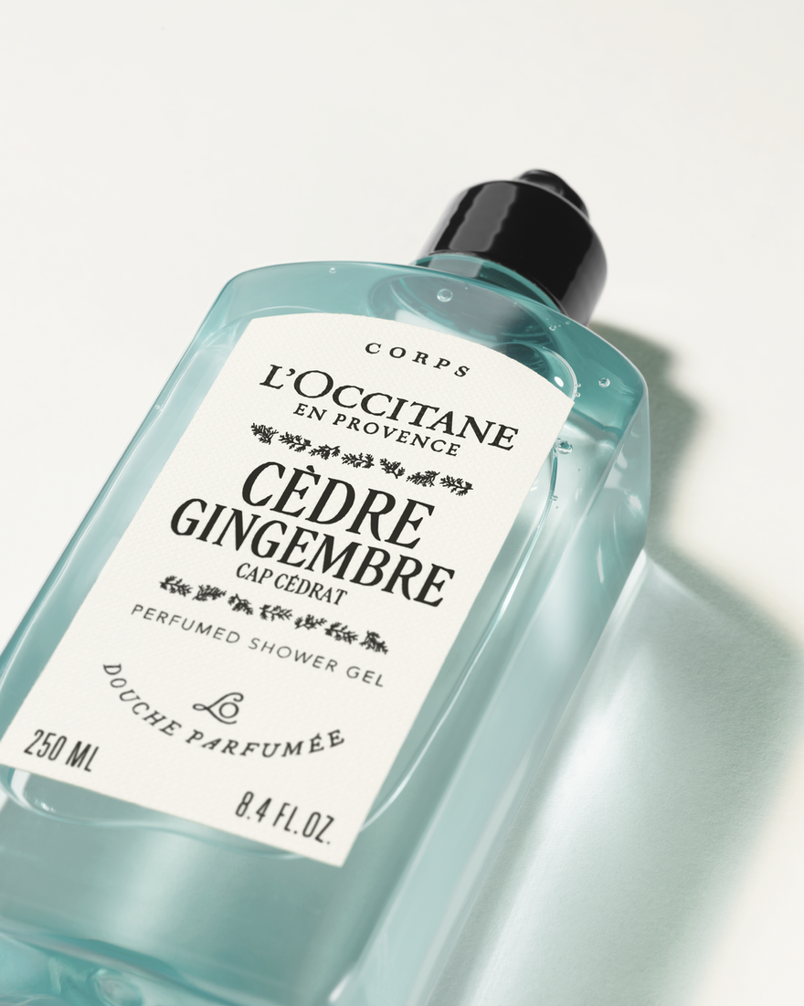Gel Douche Homme 250ml - Cèdre Gingembre - Soin Homme | L'Occitane