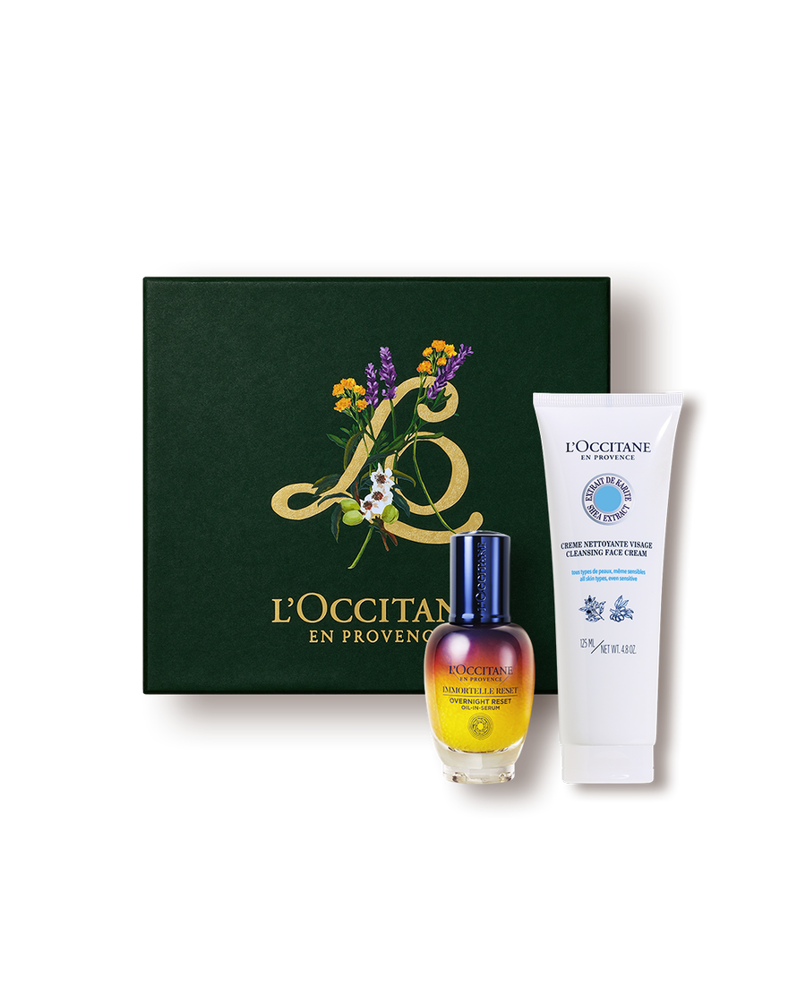 Affichage de l&rsquo;image 1/2 du produit Coffret Visage Duo Reset & Karit&eacute;, , RECT