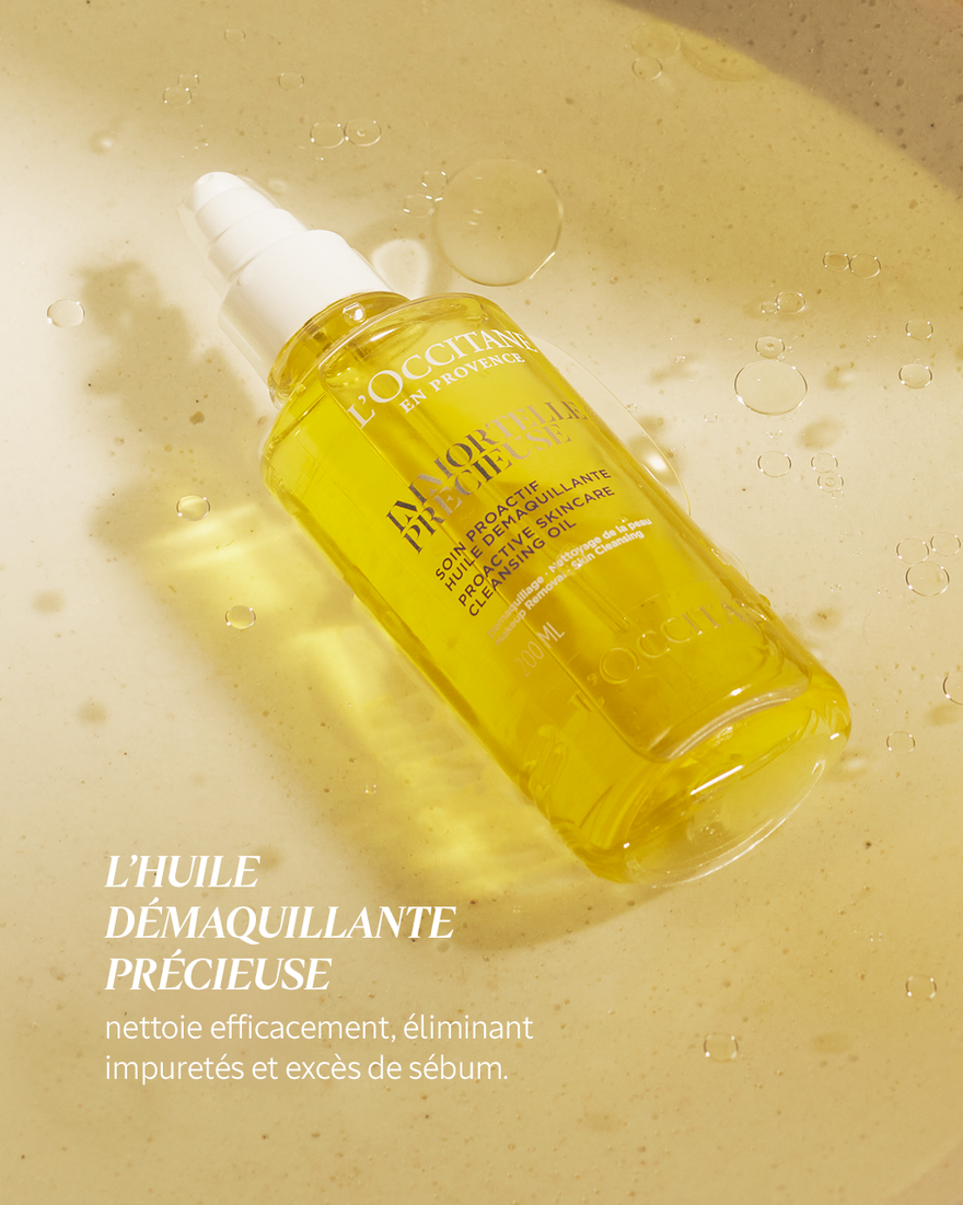 Huile démaquillante Immortelle Précieuse 200ml | L'OCCITANE | L