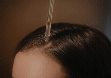 anti-haaruitval serum gebruiksadvies - stap 2